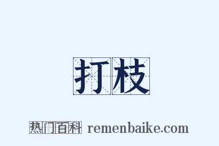 打枝是什么意思的图片